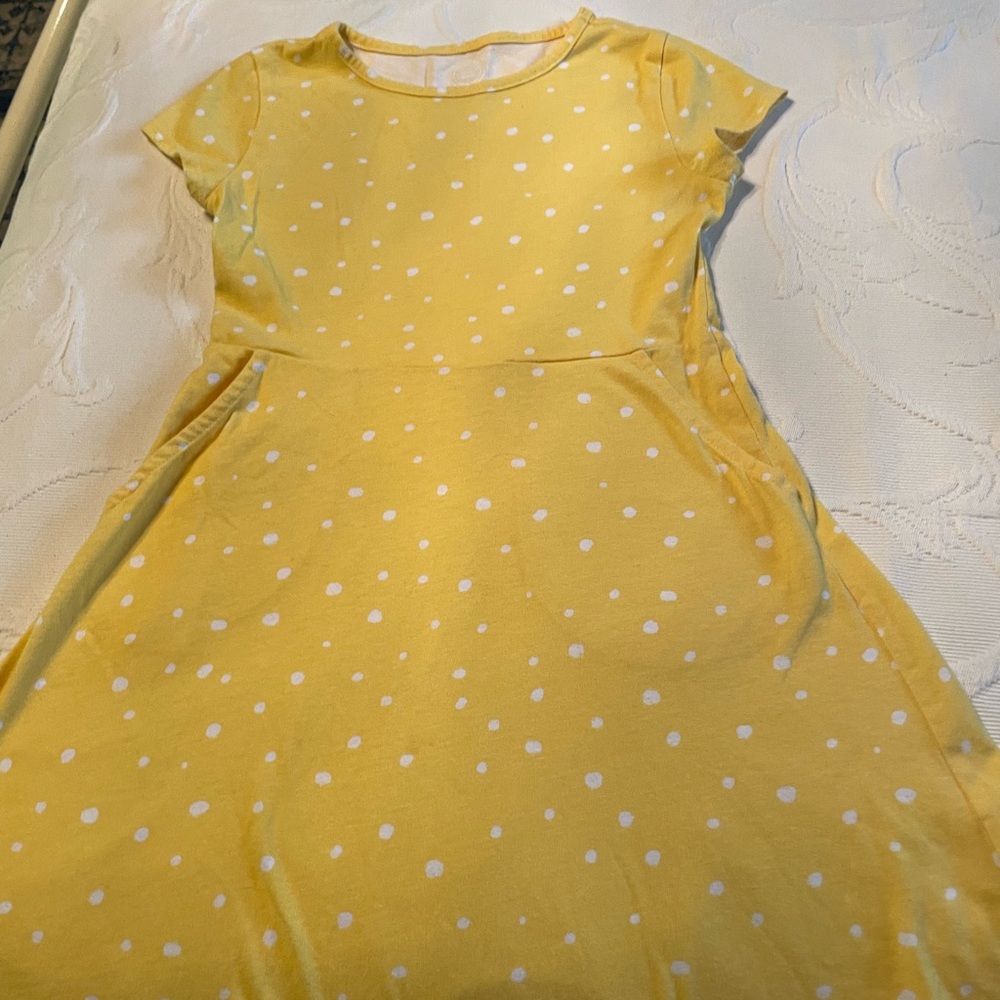 Wonder Nation Yellow Short Sleeve Sundress